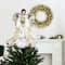 18" White & Silver Angel Christmas Tree Topper